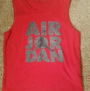 Red 3t boys tank. Air jordan